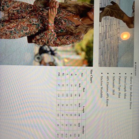 Boho Dress by Retaica London - Picture 5 of 11